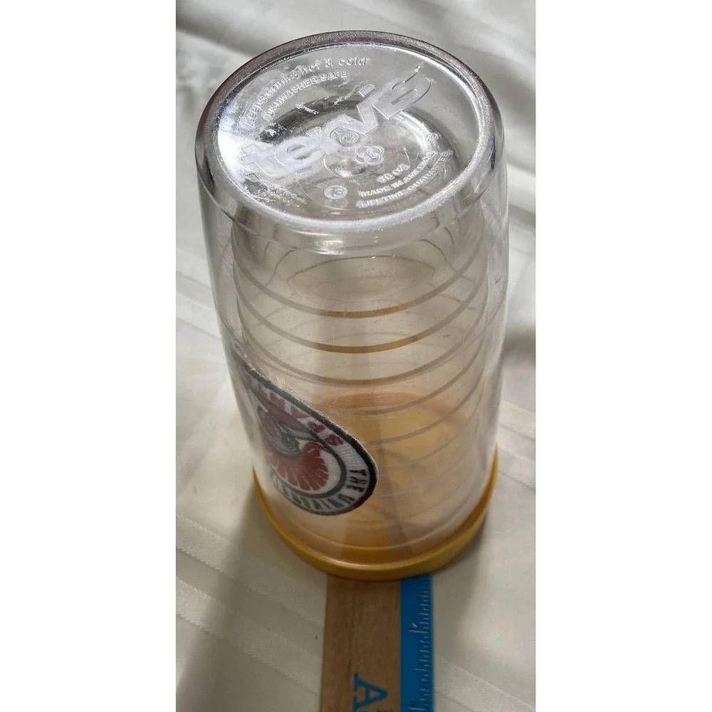 Tervis 16oz‎ University of Tampa Spartans Tumbler Yellow Lid Insulated Cup